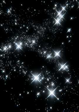 Sparkling Starfield Background