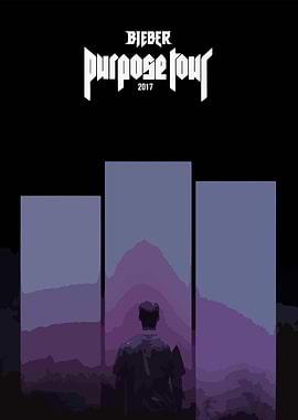 Bieber Purpose Tour Poster