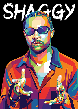 Shaggy Pop Art Portrait