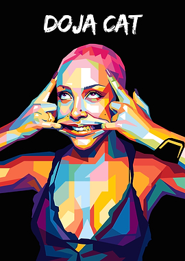 Doja Cat Pop Art