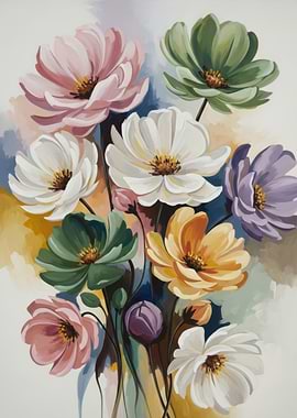 Vibrant Floral Painting