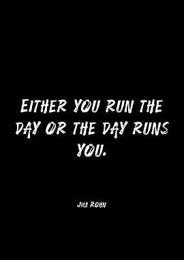 Jim Rohn Quote About Time Management