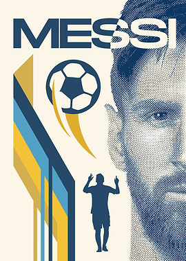 Messi Soccer Poster