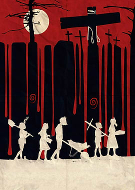 Creepy Cemetery Procession