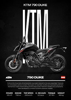 KTM 790 Duke Motorcycle