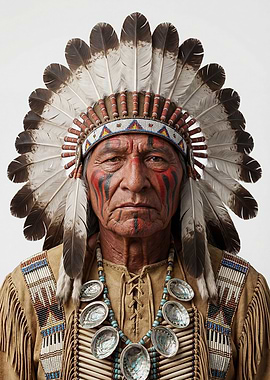 Native American Chief Portrait
