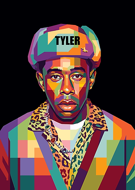 Pop Art Portrait of Tyler, The Creator