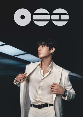 Jungkook in a White Suit