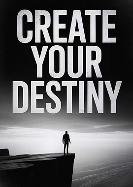 Create Your Destiny Motivational Poster