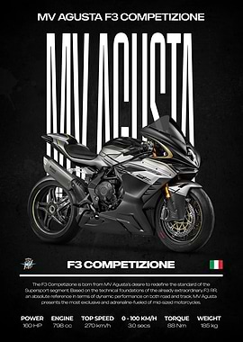 MV Agusta F3 Competizione Motorcycle