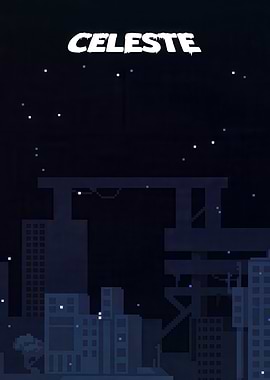 Celeste Game Title Art