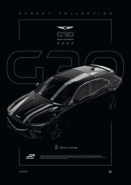 Black Sports Car with 'Street Collection' Branding