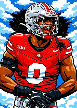 Football Player Pop Art