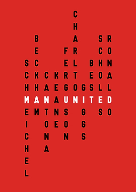 Manchester United Text Art