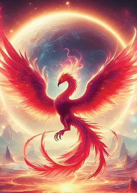 Fiery Phoenix Ascending