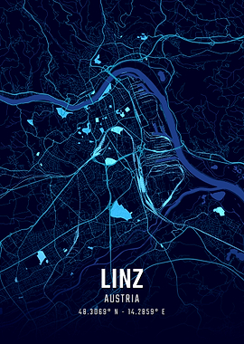 Linz Midnight City Map