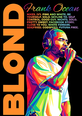 Frank Ocean Blond Pop Art