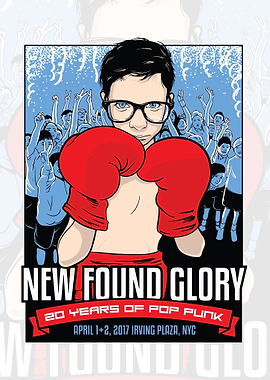 New Found Glory Concert Poster