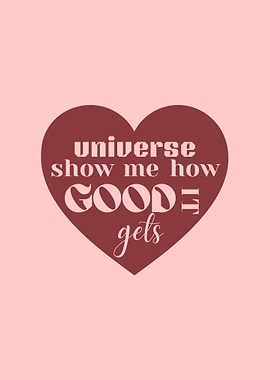 Heart with Inspirational Text