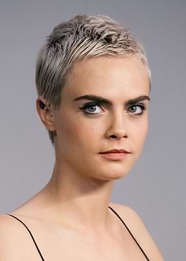 Cara Delevingne with Pixie Cut