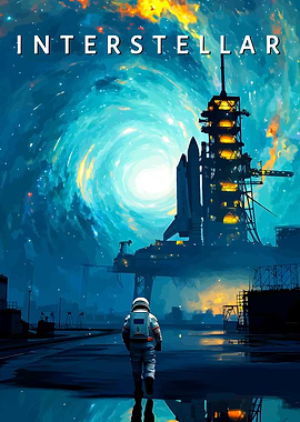 Interstellar Astronaut and Space Launch