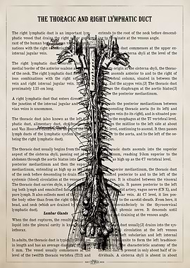 Anatomical Illustration of the Thoracic Duct