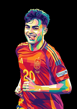 Gavi Pop Art Portrait