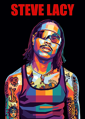 Steve Lacy Pop Art Portrait