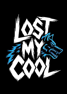 Lost My Cool Wolf Graphic