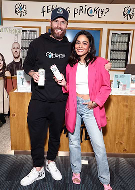 Vanessa Hudgens and Dale Moss with Caliwater