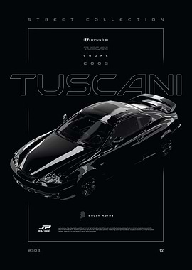 Hyundai Tuscan Coupe 2003 Poster