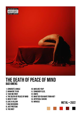 Bad Omens The Death of Peace of Mind Album Art