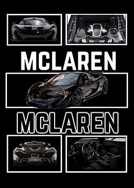 McLaren P1 Car Collage