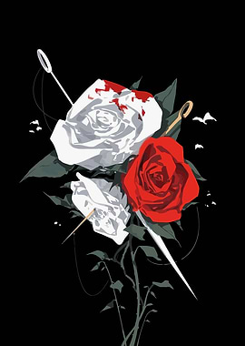 Roses with Needles and Thread