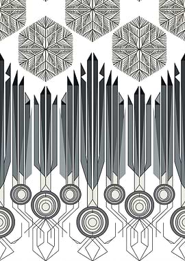 Art Deco Geometric Pattern