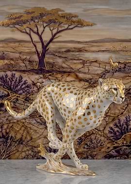 Golden Cheetah – African Elegance