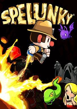 Spelunky Game Cover Art