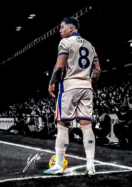 Football Player Enzo Fernandez