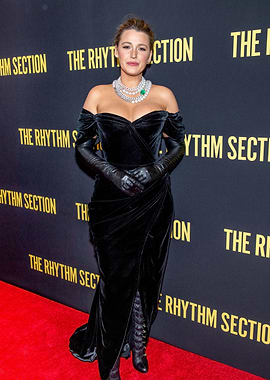 Blake Lively at The Rhythm Section premiere