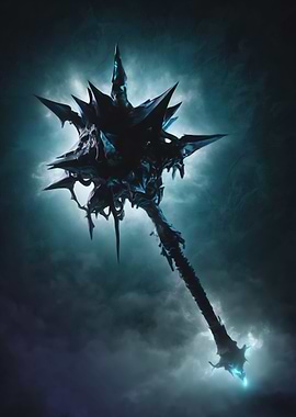 Dark Fantasy Mace Weapon