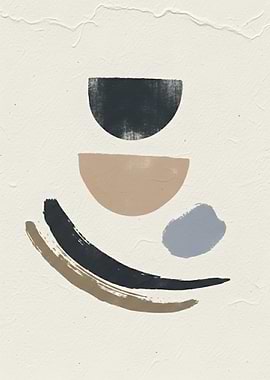 Abstract Mid-Century Modern Shapes