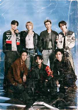 BTS Group Vintage Portrait