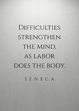 Seneca Quote Stoicism Philosophy
