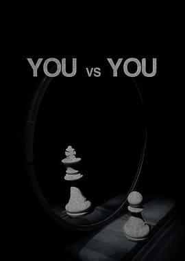 You vs You Chess King and Pawn