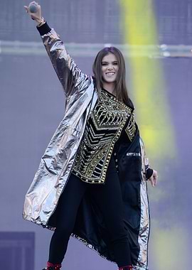 Singer Performing on Stage