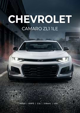 Chevrolet Camaro ZL1 1LE on Track