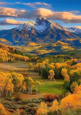 Autumn Mountain Landscape