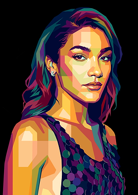 Olivia Dean Pop Art Portrait
