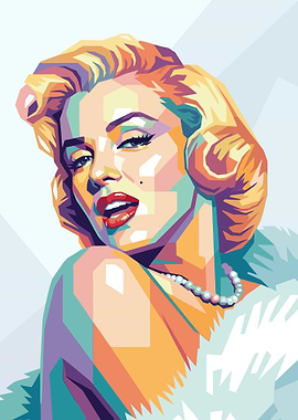 Marilyn Monroe Pop Art Portrait