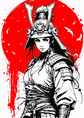 Samurai Warrior Woman